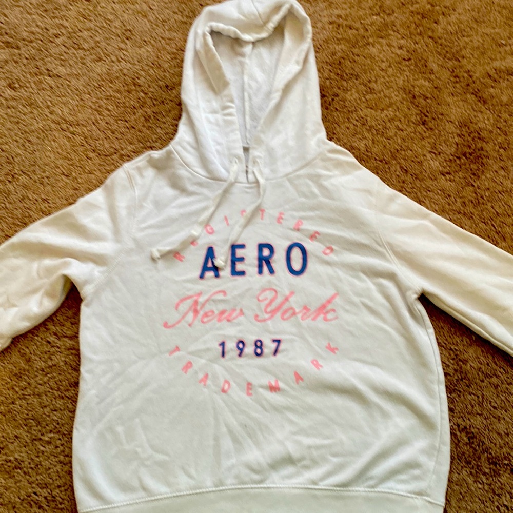 Brand New White Aeropostale Hoodie